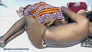 इंडियन हॉट सौतेली माँ पहली हनीमून में स्टीपसन के साथ हार्डकोर एनल का मजा लेती है