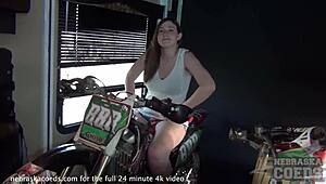 Stripping Naked Then Showing Those Naked Huge Titties, Oops!