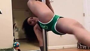 Feet move gracefully in a rhythmic dance.