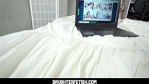 Aria Lee stepsis blows in POV