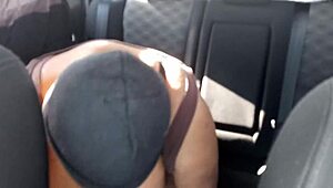 granny getting wild and freaky in the backseat, haha!