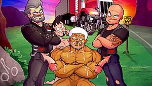 Brazilian cartoon explores motoqueiro encounters on the sex highway