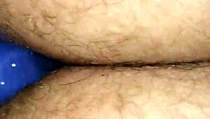 Bisexual couple explores pegging with friend