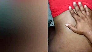 Ebony prostitute screams as her hairy ass gets filled with cum