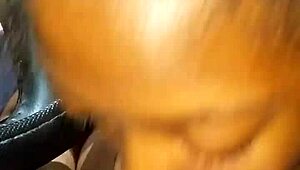 tiny car blowjob leads to cum