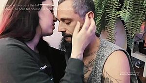 Mila spook teases and sucks mario