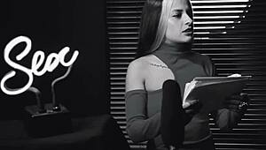 Reality Show Stars Compete in Hot Lesbian Milf Scenes