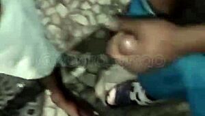 Amateur gay orgy with big black cocks on Madureira street