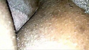 Black Amateur Couple Closeup Buttsex