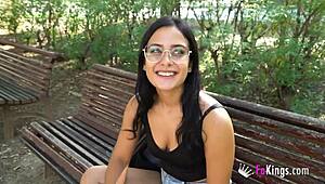 Hey, this 22-year-old babe is diving into porn, loving all the dirty hardcore stuff!