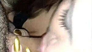 Gaby's expert blowjob skills and deepthroat skills will leave you breathless