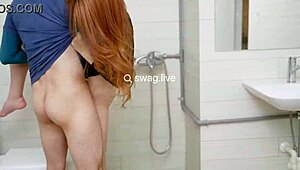 check out this taiwanese babe with big boobs seducing the plumber for raw creampie on swag live
