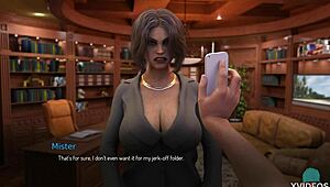 College Teen Miranda Excels at Sucking in Office