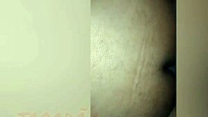 Ebony prostitute screams as her hairy ass gets filled with cum