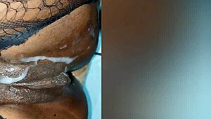 young ebony amateur asks, 