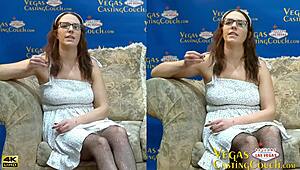 Ass Fucked BDSM Hot Babe Model in Vegas Using Pussy Fucking Machine to Orgasms While Bound and Blindfolded.