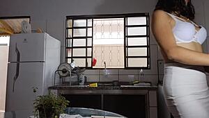 Botei a Sexy Latina Client for Intense Blowjob Action