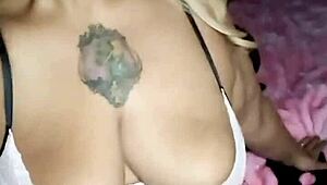 Bbw Model Babe Shows Off Lingerie Boobs