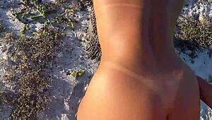 i met this latina chick on the beach and took her to the dunes