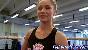 Bigass Dyke Babe Fingered After Wrestling in Close-Up European Catfight. Intense Amateur Lesbian Action Unfolds.