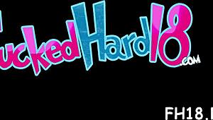 Wow, can you believe this teen masseuse's hardcore fucking skills?