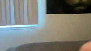 Sexy young 18+ webcam girl bent over for doggystyle, amateur interracial ass fucking.