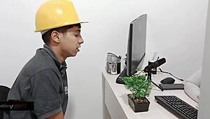 boss offers good fuck in ass to avoid firing, with femdom and doggystyle