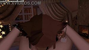 Rough Blowjob Submissive Girl Gets Deep Throated In Vr