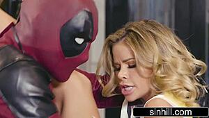 Hey Jessa Rhodes, ready to dominate as Deadpool in this wild XXX parody scene?