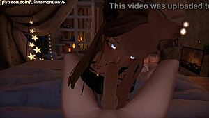 Rough Blowjob Submissive Girl Gets Deep Throated In Vr