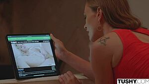 Tushy Stunning Honour Gets Her Perfect Ass Stretched Wide by Force