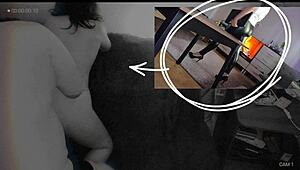 Barefoot Milf In Latex Pants And High Heels!