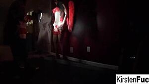 sexy girls with wings tease then fuck each other