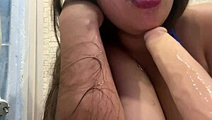 do you want me to suck your juicy monster cock while playing with my big tits?