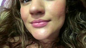 Cute Blonde Girl Smokes Cigarette While Craving Your Attention