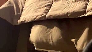 Sexy young 18+ webcam girl bent over for doggystyle, amateur interracial ass fucking.