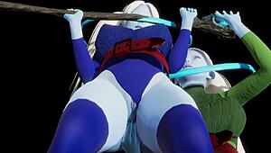 Dbs Vados Futa & Marc-Arita Fuck Bound in Space 😈