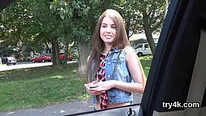 lovable nympho blowin’ penis in pov, gettin’ my wet cunt shagged hard