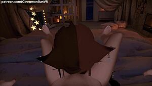 Rough Blowjob Submissive Girl Gets Deep Throated In Vr