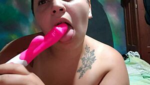 Chubby girl craves dick in her fat ass