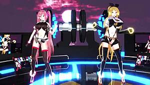 3D Animated Hentai Blowjob with Big Boobs