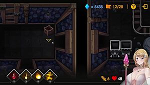 sally's virgin pussy gets creampied from behind by demon lord