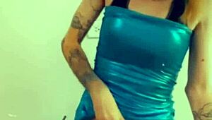 Feminized Performer In Stockings And Heels