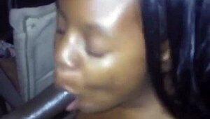 yo, midget giving the sloppiest head ever, damn!