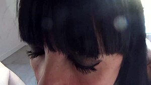 Sofia semplice gives blowjob to brazilian man