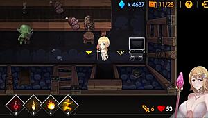 sally's virgin pussy gets creampied from behind by demon lord