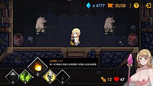 sally's virgin pussy gets creampied from behind by demon lord