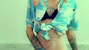 Feminized Performer In Stockings And Heels