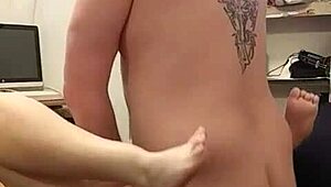 Husband enjoys a quick fucking session with his wife in a fast-paced quickie