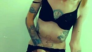 Feminized Performer In Stockings And Heels